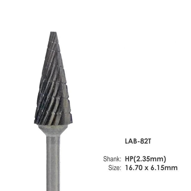 Laboratory carbide Bur 82T Cone, HP (2.35MM)
