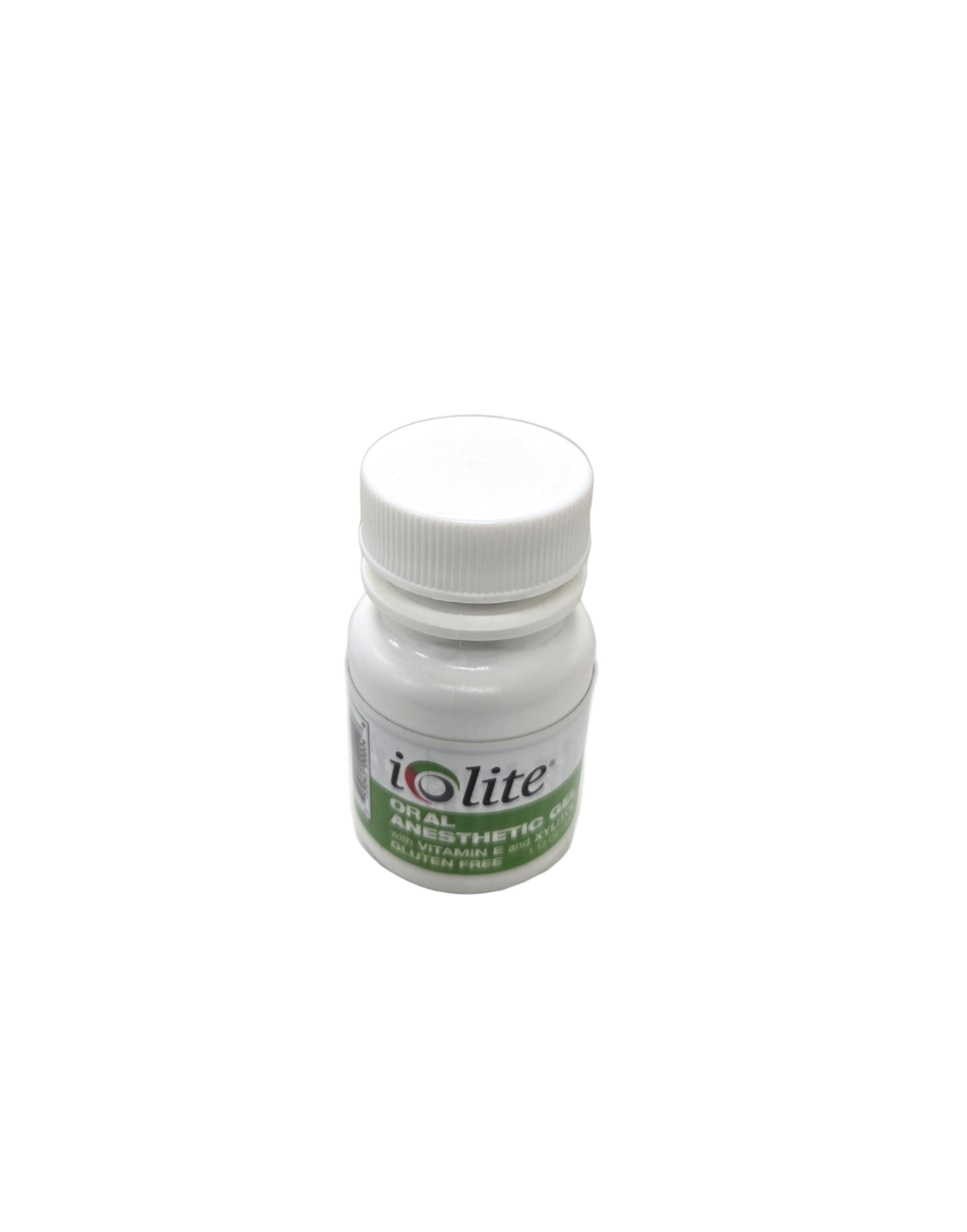 Iolite Topical Anesthetic Gel, 20% Benzocaine, Mint Parfait , 1.12FL oz/ Jar.
