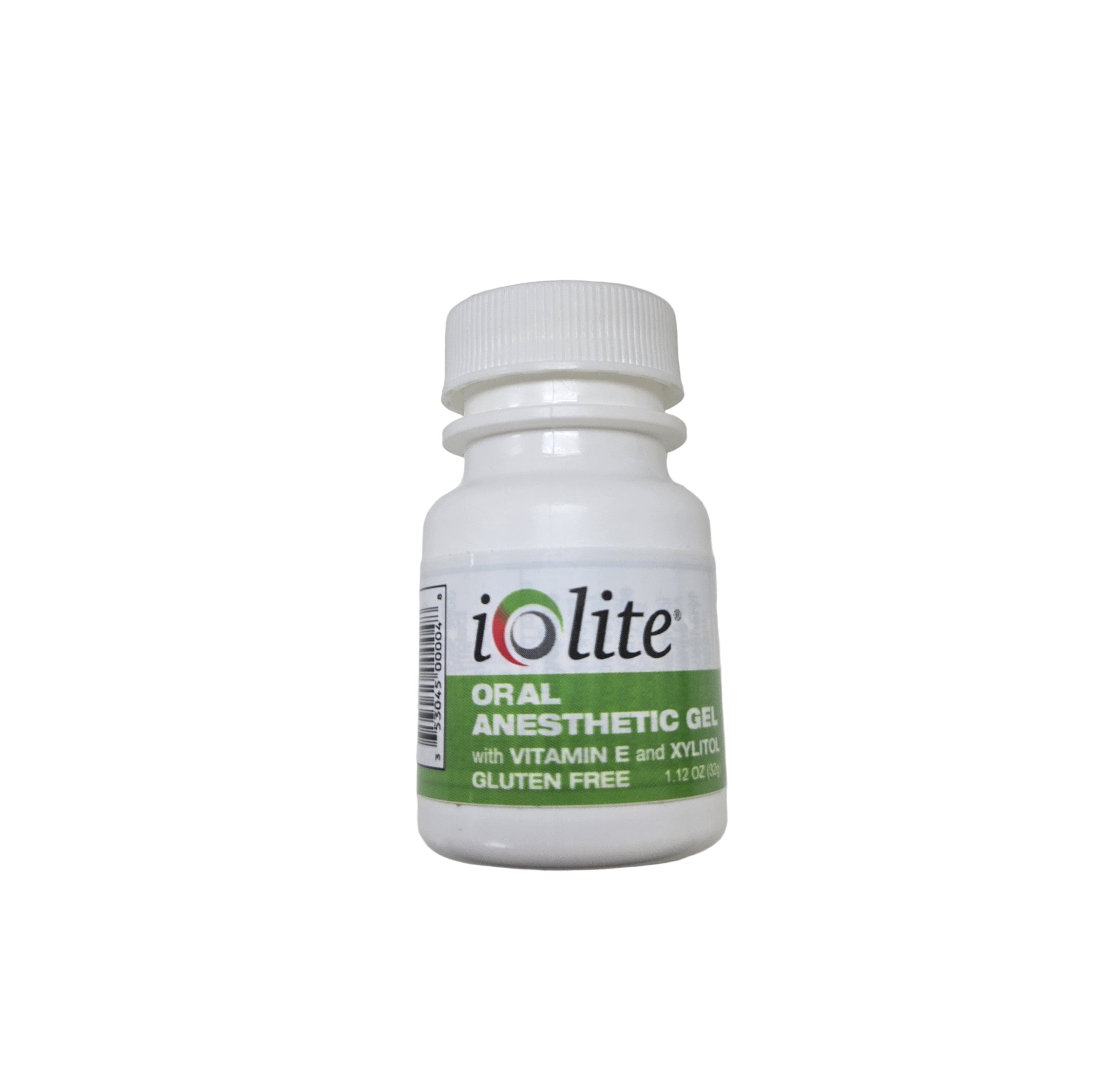 Iolite Topical Anesthetic Gel, 20% Benzocaine, Mint Parfait , 1.12FL oz/ Jar.