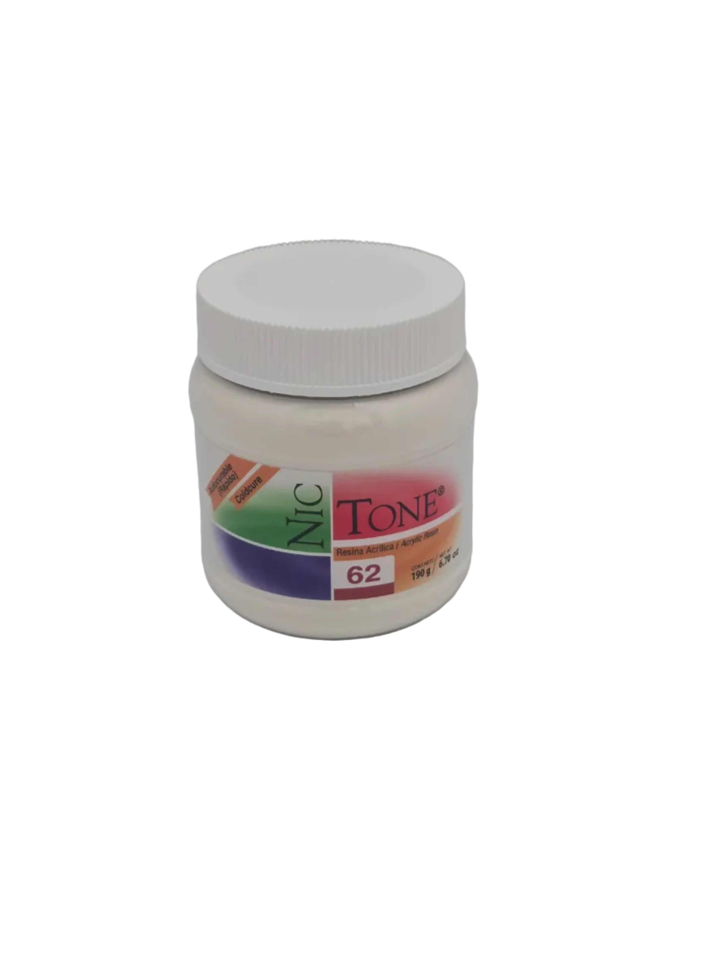 Nic Tone # 62, Tooth shades, 7oz/ jar