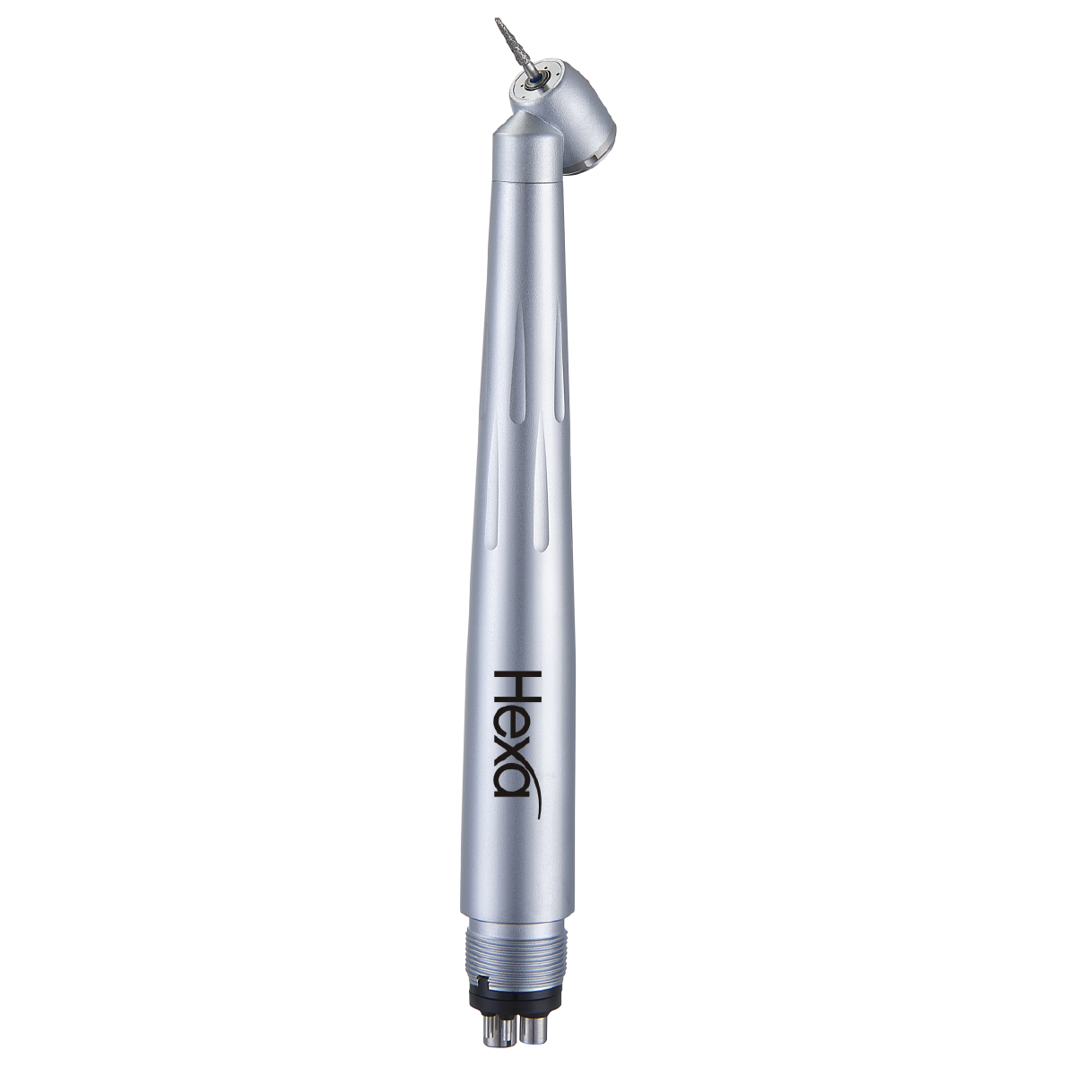 Hexa High Speed Handpiece, Push Button, Surgical 45 Degree Head, 4-Holes