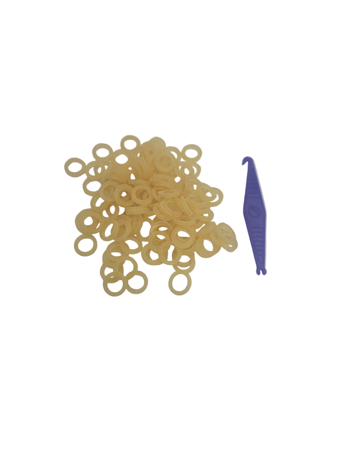 Orthodontic Elastics – Intra-Oral, Latex Heavy, 6.5 oz, 1/4" (6 mm), Tapir, 100 Elastics / Bag