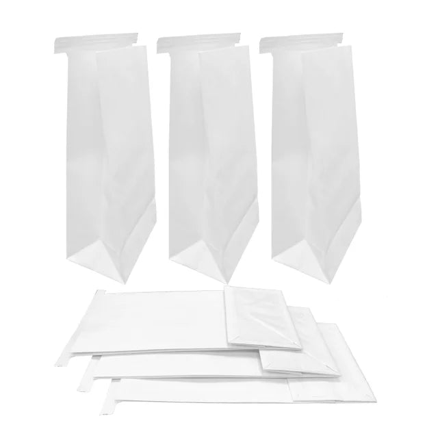 Dental Lab Delivery Bags, White, 11"x 5.5"