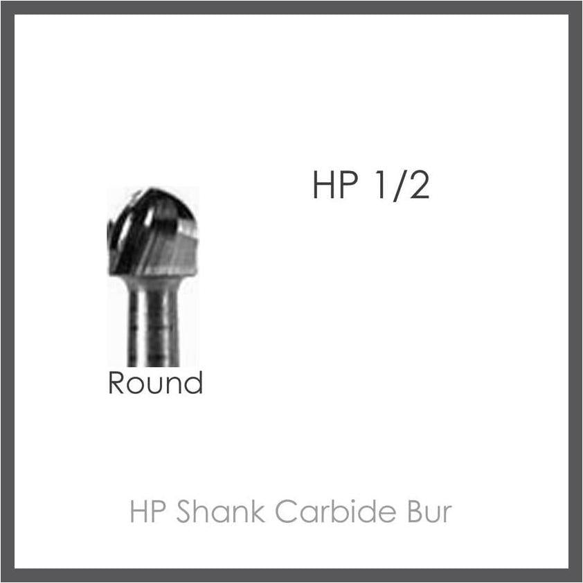 HP Carbide # 1/2 Round, 12 pcs/box.
