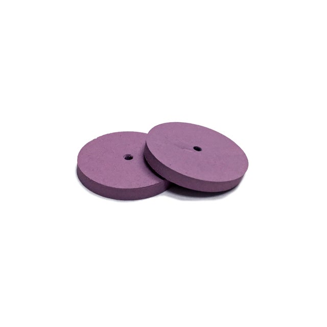 Silicon Unmounted Wheel Medium Pink - Use for pre-polishign porcelains and metals - Satin Finish, 100/box